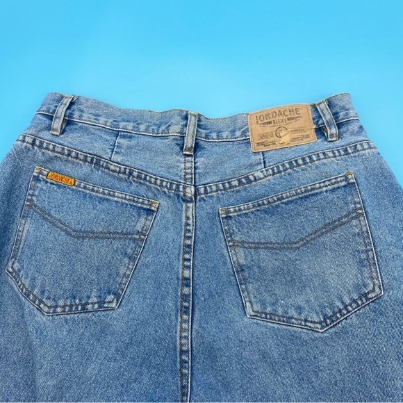 Vintage Jordache High Waisted Basics Jeans Blue Size 16 - Picture 4 of 10